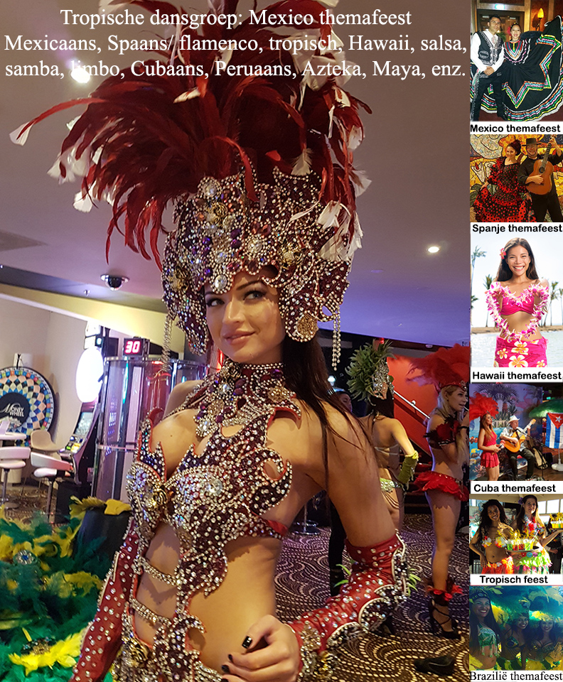 Tropische Samba kostuums